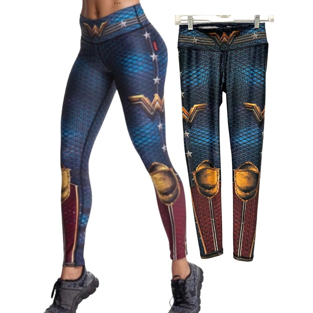 DRAKON Special Edition Wonder Woman Compression Leggings OSFM (XS/S/M/L)